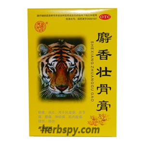 Shexiang Zhuanggu Tie for rheumatic pain neuralgia sprains